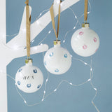 Bespoke personalised message China Bauble