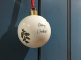 Christmas China Bauble