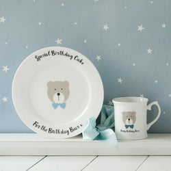 Happy Birthday Bear Plate