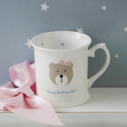 Happy Birthday Bear Child's Mug