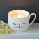 Personalised Scented Candle Cup