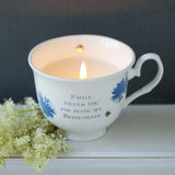 Scented Bloom Teacup Candles