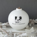 Bespoke personalised message China Bauble
