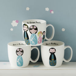 Japanese Kokeshi Doll Personalised Mug
