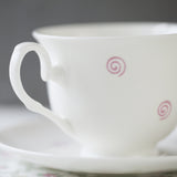 Flamingo and Message Bone China Cup and Saucer or Mug